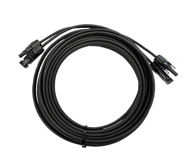 Solarkabel vers. Längen (Paar) 4mm² mit MC4 Solarstecker beidseitig montiert