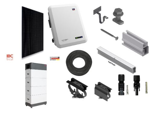 10 KWp TB mit Akku inkl. SMA Sunny Home Manager 2.0