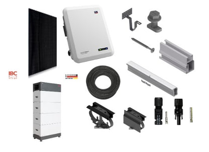10 KWp TB mit Akku inkl. SMA Sunny Home Manager 2.0