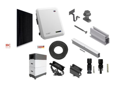 5 KWp Anlage mit Akku inkl. SMA Sunny Home Manager 2.0